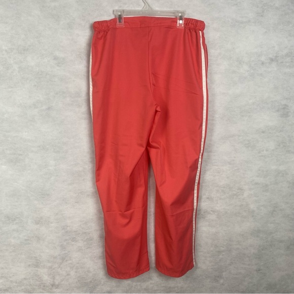 Contact New York Tracksuit Set Jacket Pants Medium Coral Pink 90s Activewear - Picture 12 of 16